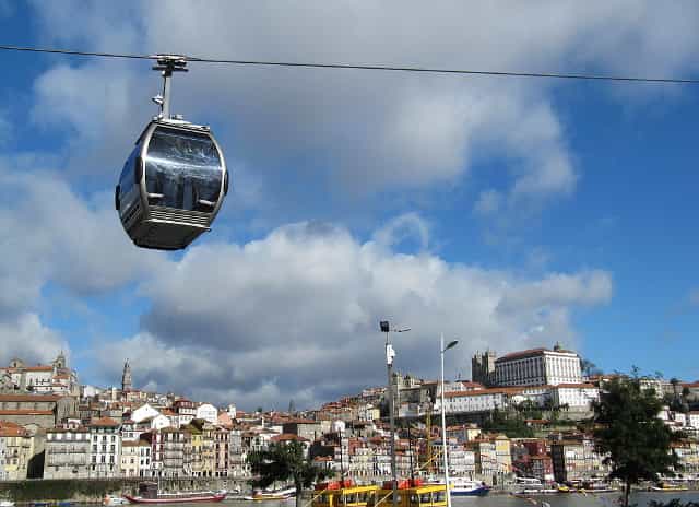 Porto in 3 days -  Porto with children - Porto em 3 dias - Oporto en 3 días - Teleférico Gaia