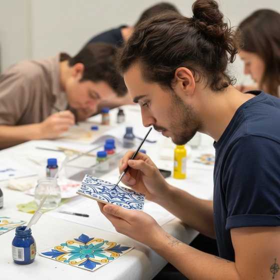 DIY Porto - DIY Oporto - Pintura Azulejo Workshop