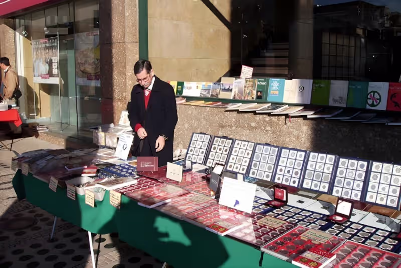 feira dos numismática~ numismatics fair Feria de numismática